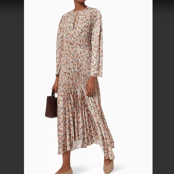 NWT Vince Pleated Maxi Dress - Size M - Picture 4 of 12